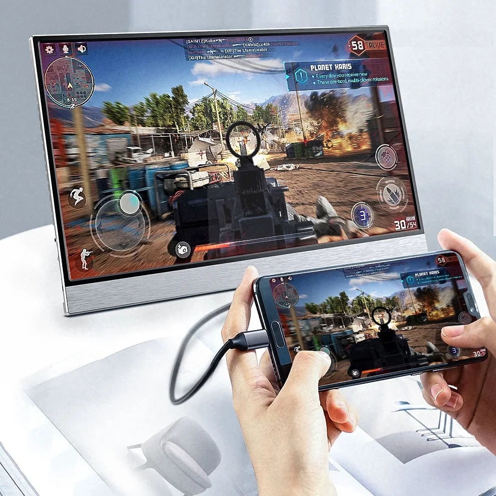 Wifi Usb Type C Touch Screen Portable 