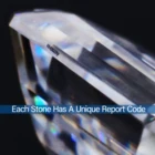 Stone Cut GIGAJEWE White D Color Moissanite Stone Loose Gemstone With Certificate Emerald Cut Synthetic Diamond