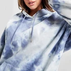 Hoodie Wholesale Comfortable Jogging Suit Super Pullover Hoodie Tie Dye Sweatshirt Hoodie Sets Blue Tie Dye Suit