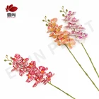 Artificial Spray Orchid Flower With 9 Heads 4 Fruits For Home Decoration FL0017