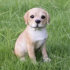 Garden Decorative Resin Dog Sculpture Labrador Figurine Custom Design Polyresin Labrador Dog Statue#