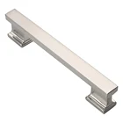 Zinc American Zinc Alloy American Square Handle Modern Simple Wardrobe Door Furniture Hardware Drawer Rectangular Handle