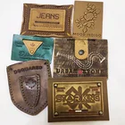 Leather Patch Leather Custom Logo Leather Denim Jeans Back Patch Embossed Logo Patch