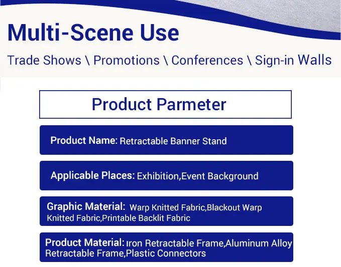 Customized Aluminum Alloy Pop-Up Display Stand for Trade Shows Hbdb2fbc55f68480d8a6029f69c61cb5d0