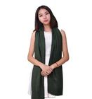 Fashion Scarf Silk Scarf Scarf Supplier 2020 New Fashion Winter Pure Color Shawl Scarf Women's Simple Silk Scarf
