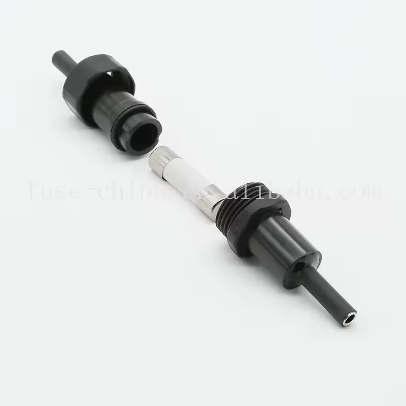 Bussmann 600V AC/DC 30A Rated Current 1 Pole Crimp Fuse Holder Carrier Block for Industrial Applications