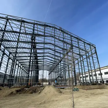 Hot-selling prefabricated steel structure factory warehouse single-storey multi-storey building