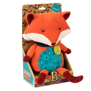 American B. toys Talking Baby Fox tongue learning Plush soothing children's toy recordable doll