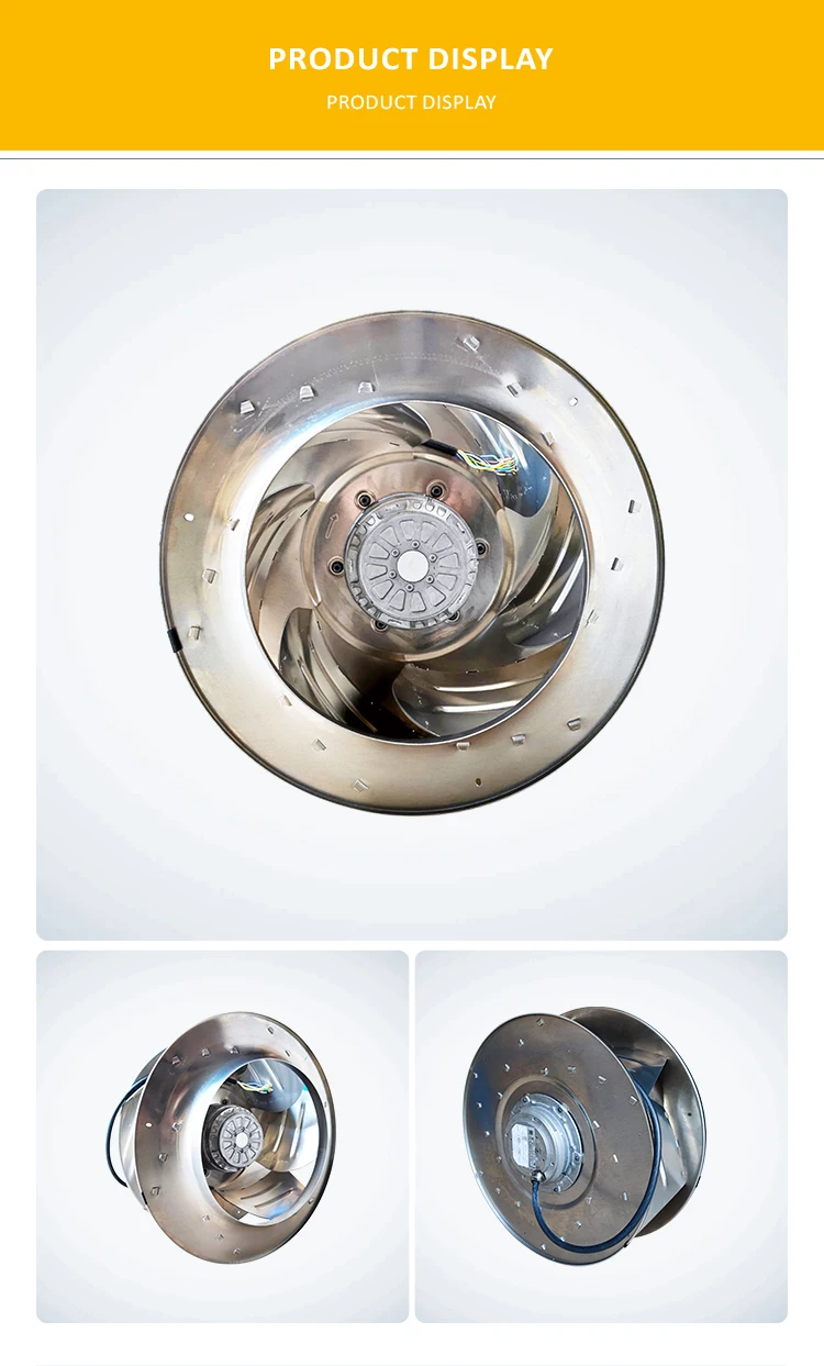 Centrifugal Fan, R4D450-AK01-01, 450mm, 400VAC, 1380RPM - detail 4
