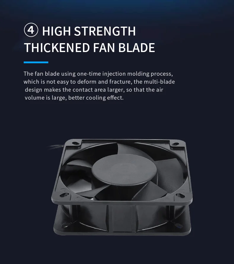 Axial Fan, 135mm, 120/230/380vac, 13538, 135x135x38mm - detail 14