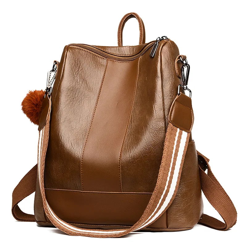 fancy leather backpack