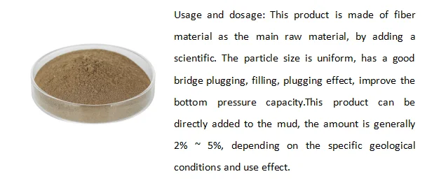 Drilling Mud Additives Plant Fiber Plugging Agent Manufacture Drilling Material