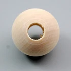 Beads Round Wood Customize DIY Accessories 6-40MM Log Color Lotus Beads Hemu Beads Wooden Round Beads Manufacturers