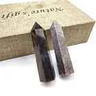 Obsidian Natural Obsidian Stone High Quality Silver Obsidian Processing Silver Obsidian Point For Sale