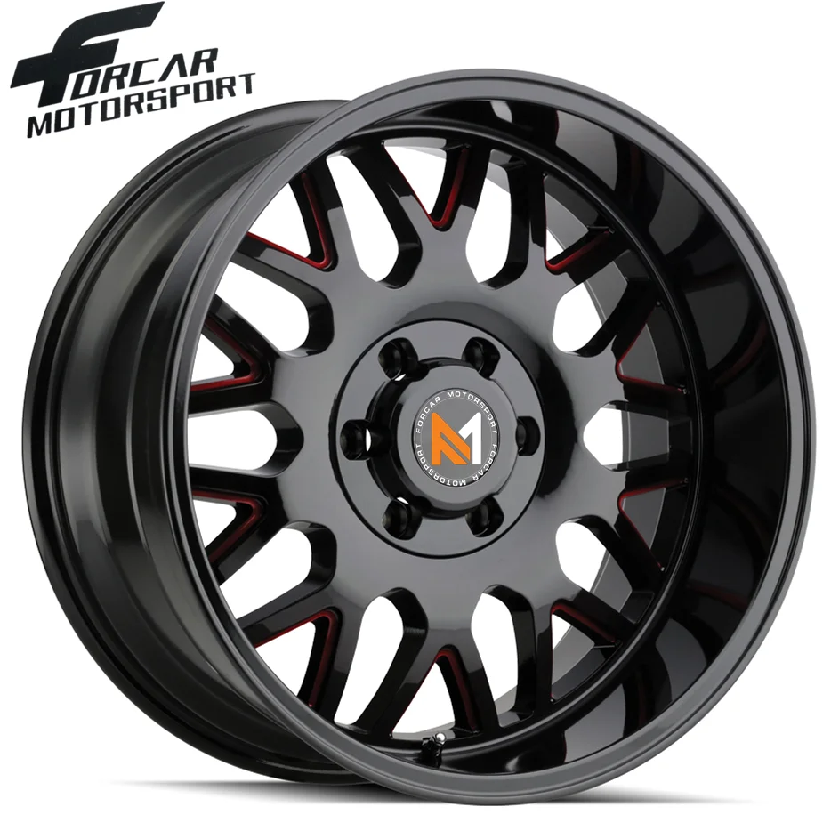 Aluminium Double Color Alloy Wheel Rims Passenger Car Wheels For Sale