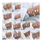 Bangle Bracelet Ethnic Boho 2021 Factory Wholesale Mix Bangle Charm Bracelet Sets Boho Bracelet Set