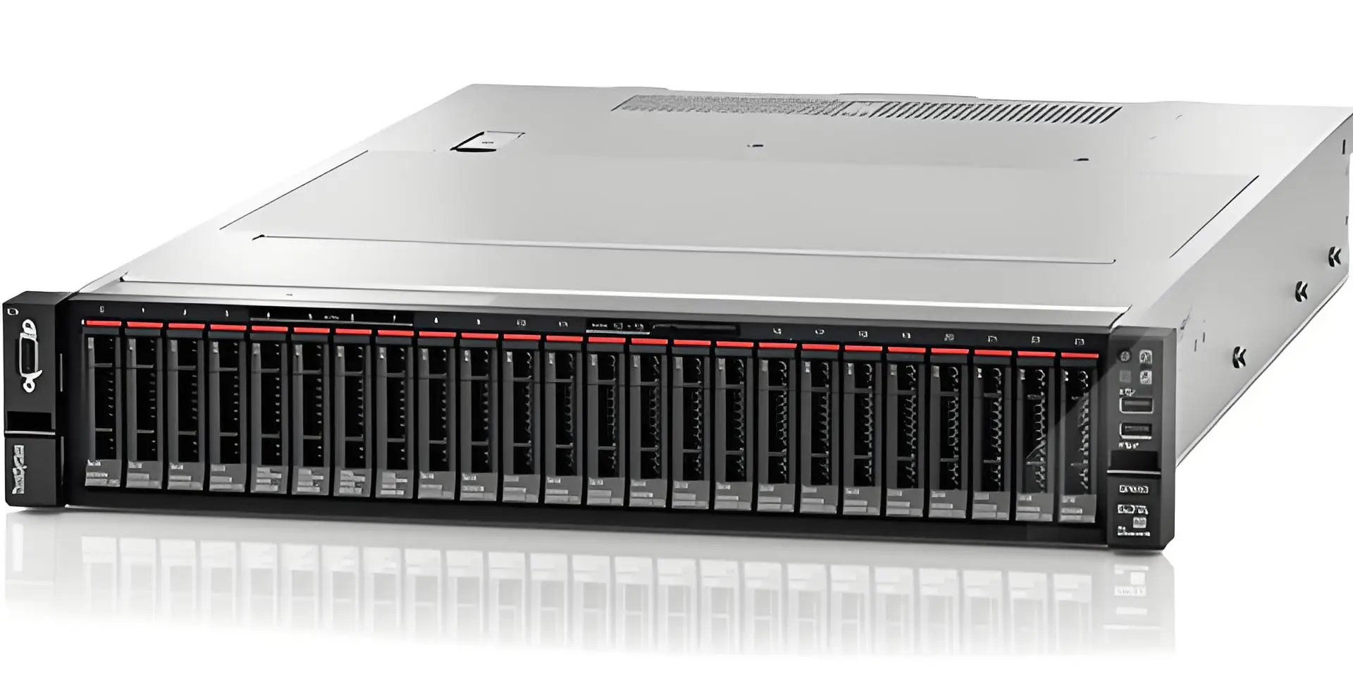 Lenovo ThinkSystem SR658 2U Server Intel Xeon Silver 4208 DDR4 24x NVMe 750W (230/115V) Platinum PSU 3Y Warranty