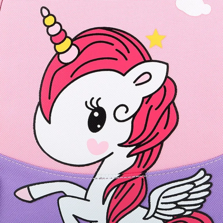 Hotselling Wholesale Cheap Price New Cartoon Unicorn Print School Bags Girls Unicorn School Bag