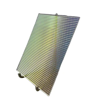 Acrylic PS Color gradient transparent stripe display stand clear rain forest wave decorative board