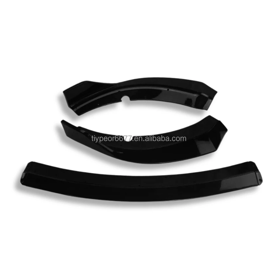 product car front lip diffuser splitters for dodge charger srt 2015 2021 auto bumper plastic accessories body kit scratch protector-5