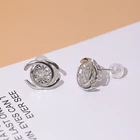 Diamond Earrings Earringsdiamond 2020 Women Platinum Diamond Jewelry Party Gifts Double C Stud Earrings