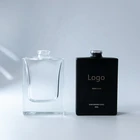 Perfume Free Sample Custom Logo Black Botol Parfum 30ml 50ml Glass Perfume Bottle