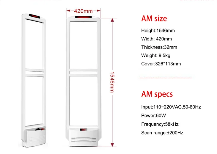 Eas Anti Shoplifting System Khz Am Antenna Eas Am Sensor Retail Shops