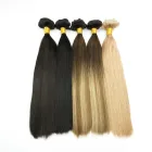 Hair Remy Wholesale Russian Hair Extensions Virgin Remy Cuticle Aligned Double Drawn Human Hair Bundle Weft Weave
