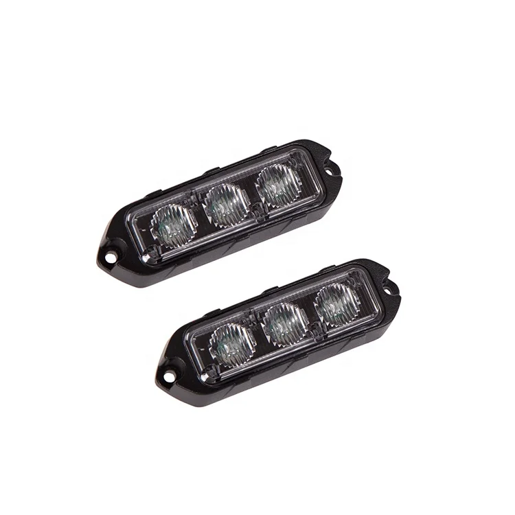 low profile vehicle led mini strobe light head