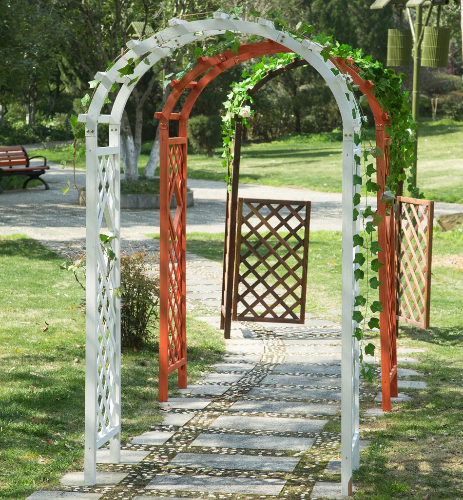 Outdoor Metal Garden Rose Arch/Garden Flower Decorative