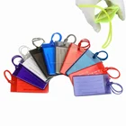 Luggage Tag Plastic Tag Free Sample Standard Size Travel Blank Luggage Tag PVC Plastic Luggage Tag
