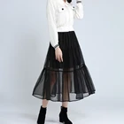 Chiffon Skirts Skirt Top Quality Promotional Custom Women'S Chiffon Skirts Summer Long Skirt