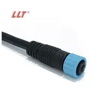 Ip65 Ip67 Waterproof Strip LLT IP65 IP67 M12 2 3 4 5 6 7 8 Pin Quick Release Waterproof Led Strip Electric Cable Connector
