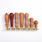 Stamps Stamp Wax Sealing Stamps Retro Wood Stamp Removable Brass Head