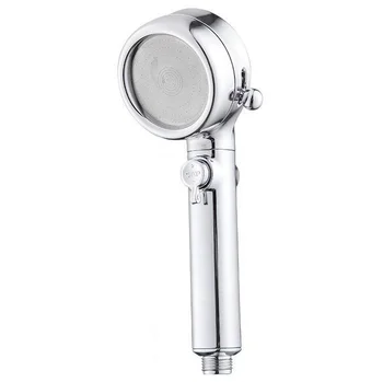 Three-speed pressurization one-touch stop water shower faucet