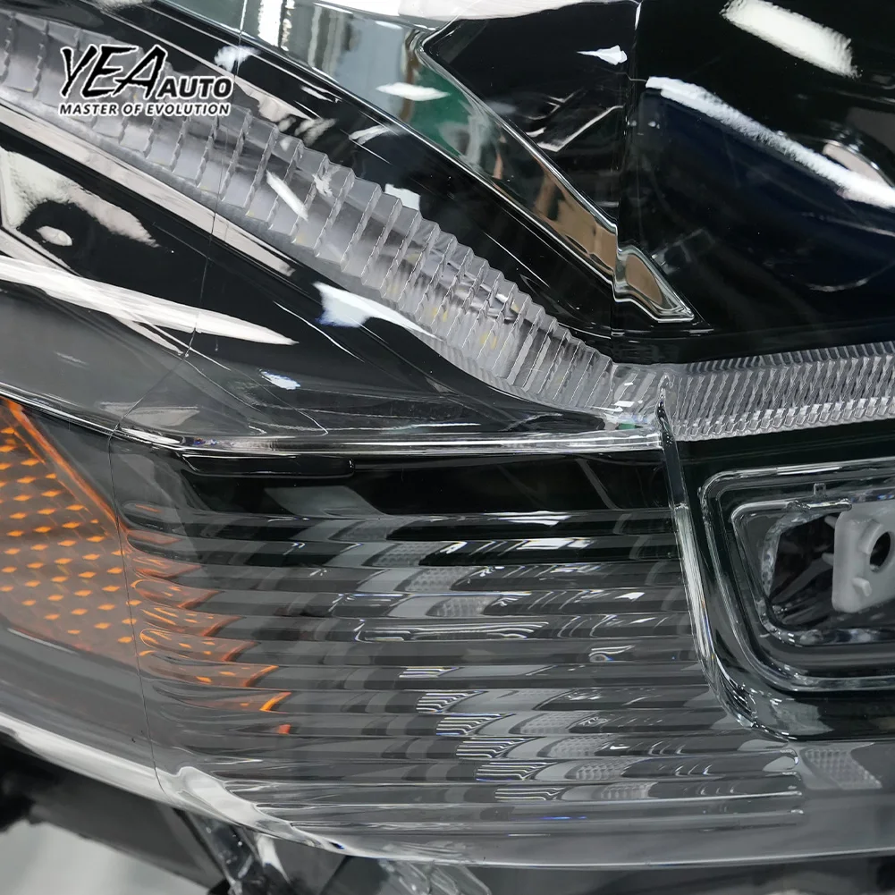 product upgrade 4 lens headlight head light led lights for toyota land cruiser lc200 landcruiser lc 200 fj200 head lamp 2016 2021-7