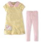 Girl Clothing 2021 Short Sleeve T Shirts And Pants 2 Piece Baby Girl Clothing Sets Summer Kids Clothing Girl