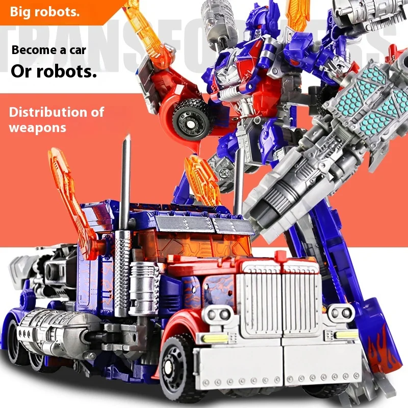 Transformation Toy Car Robot Model Alloy Version Optimus Wasp Cable Dinosaur King Kon Kidsren's Boy Figure