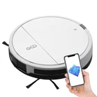 Wi-Fi Connectivity Easily Connects with Google Assistant Voice Control Super Thin Robotic Vacuum Cleaner 120Mins Max Run Time