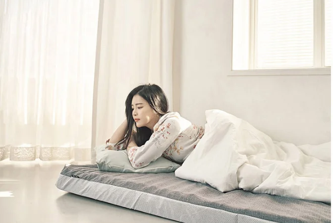 Hot Sale In Korea And Japan Latest fashion Floor  Mattress Bed Topper Pressure Relief  Multiduty 7 Zone Shaped Foam Topper