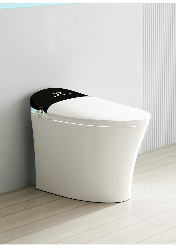 product high end fully automatic operation electric bidet siphonic flush bathroom wc toilet intelligent toilet bowl smart toilet-12