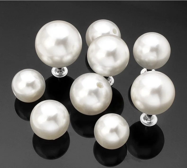 Hot-selling multi color saltwater pearls with rivets colorful pearl for wedding veil
