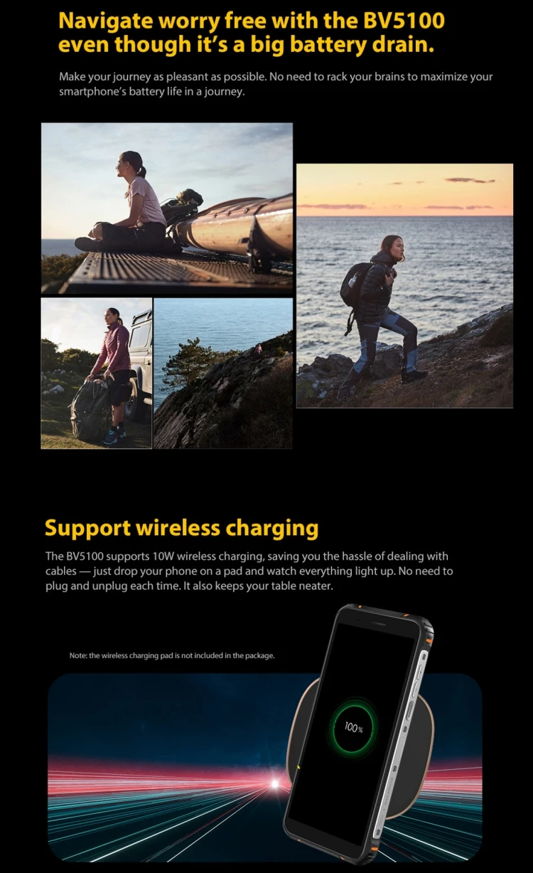 Blackview BV5100 2020 4GB+64GB/128GB Rugged 5.7 inch 5580mAh NFC 4G Android 10