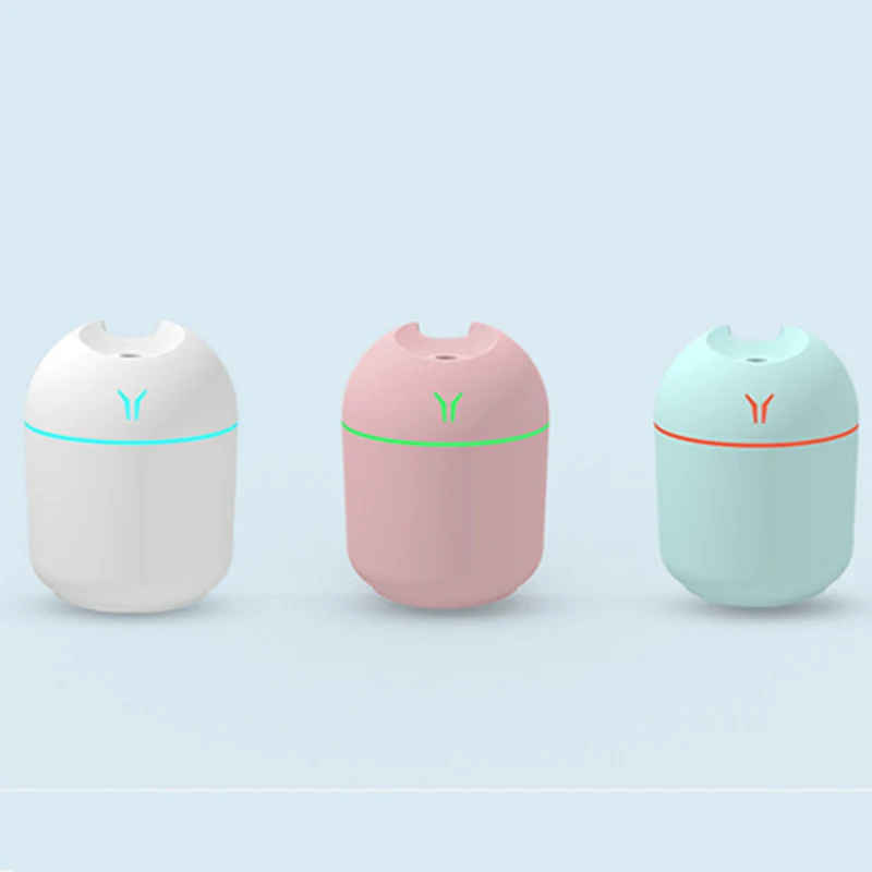 Ml Mini Ultrasonic Air Humidifier Romantic Light Usb Diffuser Car