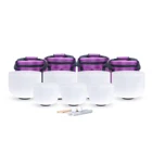 Wholesale Price Chakra Set Of Quartz Bowl 432hz/440hz Frosted Crystal Singing Bowl