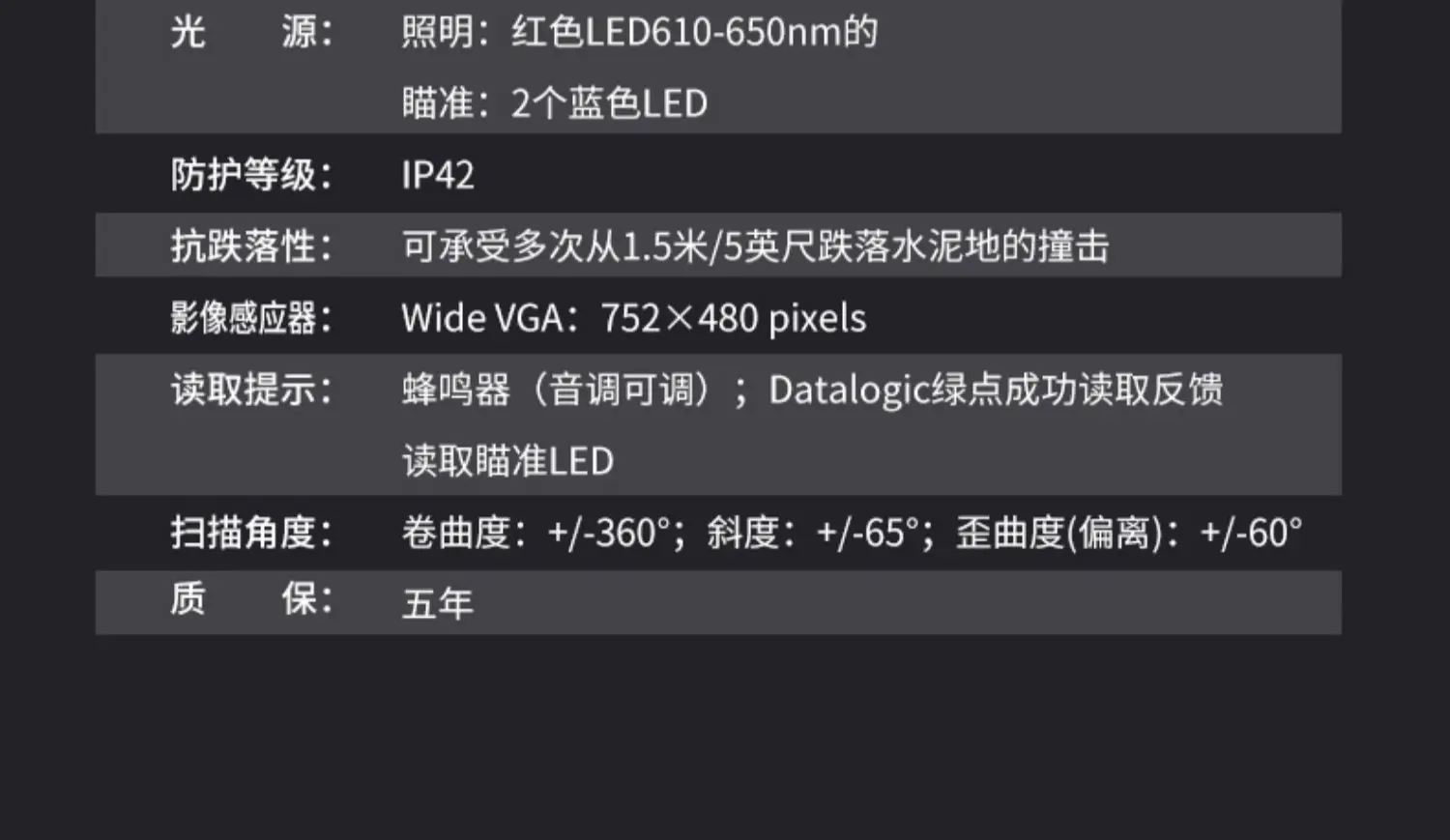 QD2430 USB Interface QR Code & Barcode Scanning for Supermarket WeChat Mobile Phone Payment with 2-Year Warranty