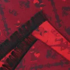 Brushed Viscose Scarf Winter Brushed Polyester Viscose Men Scarves Vintage Red Color Emperor Pattern Custom Luxury Scarf