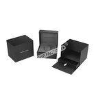 Gift Boxes Watches Custom Logo Gift Display OEM Packaging Storage Luxury Black Rigid Cardboard Paper Watch Box Cases