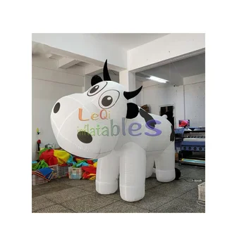 3m lovely baby dairy cow inflatable cartoon model perfect for fair decoration inflatable dairy cow cartoon for promotion