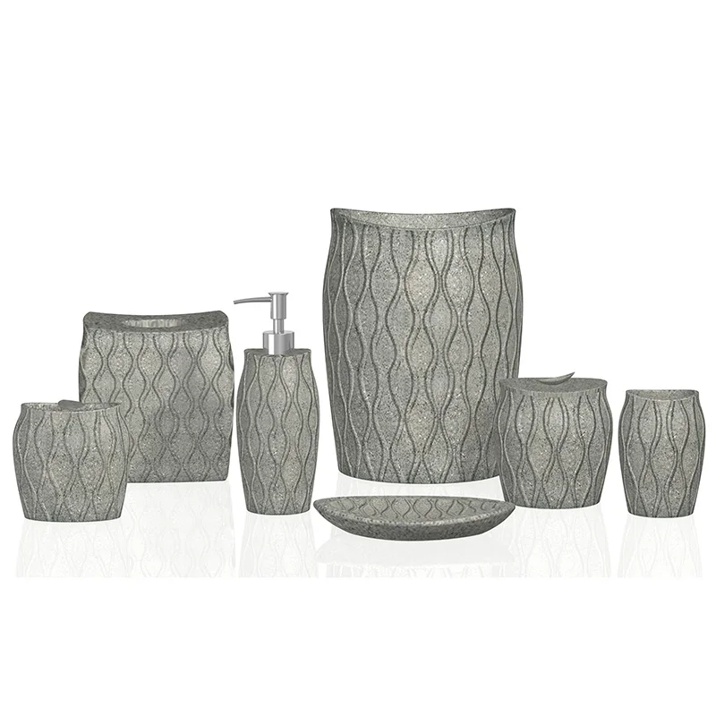 china grey concrete bathroom accessories supplier